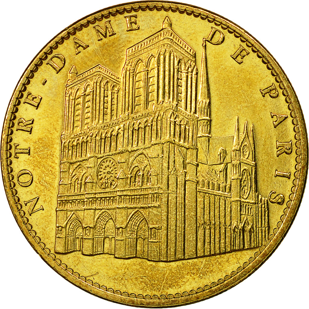 France, Token, Touristic token, Paris - Notre Dame, 2013, Arthus Bertrand