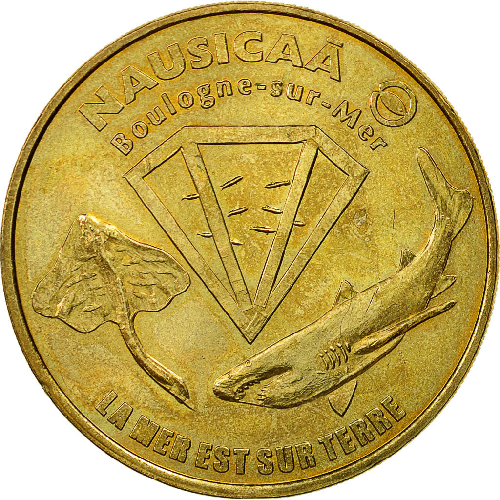 France, Token, Touristic token, Boulogne-sur Mer  - Nausicaa n° 1, 1998, MDP