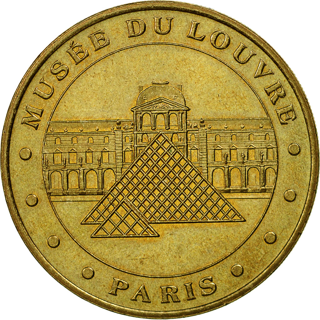 France, Token, Touristic token, Paris - Musée du Louvre n°1, 2003, MDP