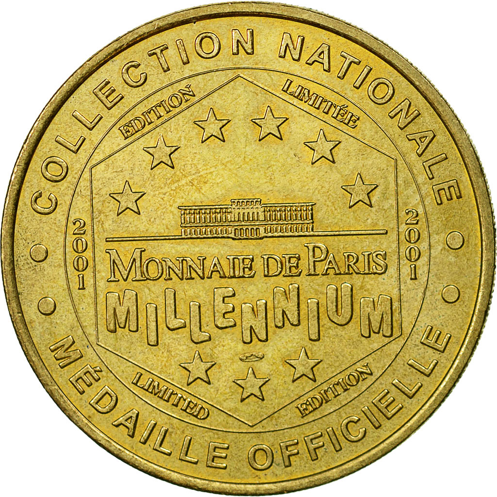 France, Token, Touristic token, Saint-Denis - Basilique n°2, 2001, MDP