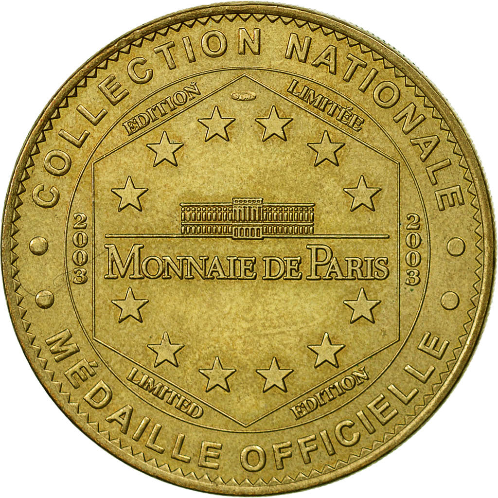 France, Token, Touristic token, Reims - Cathédrale Notre Dame, 2003, MDP