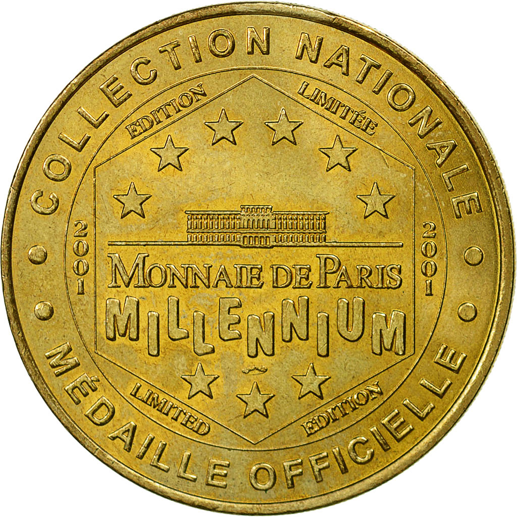 France, Token, Touristic token, Paris - Thermes de Cluny, 2001, MDP, EF(40-45)