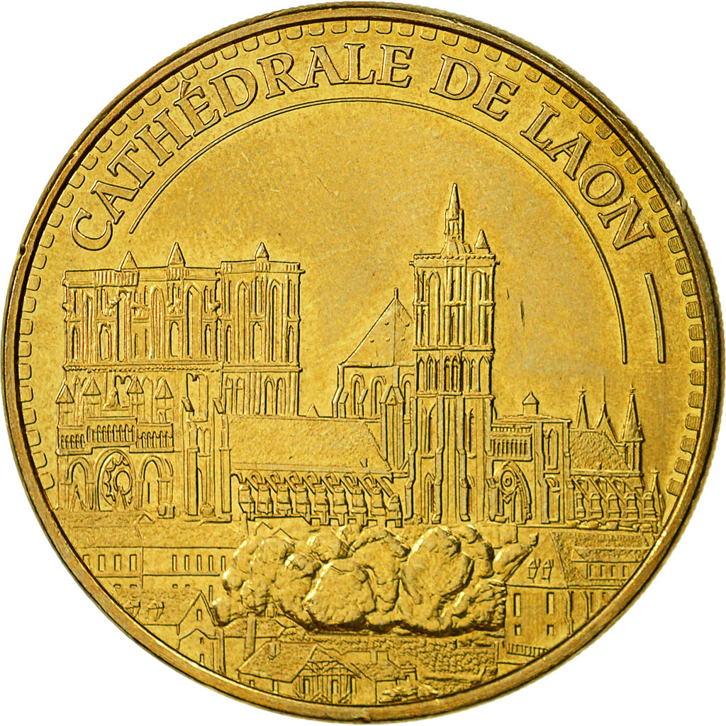 France, Token, Touristic token, Laon - Cathédrale, 2013, MDP, EF(40-45)