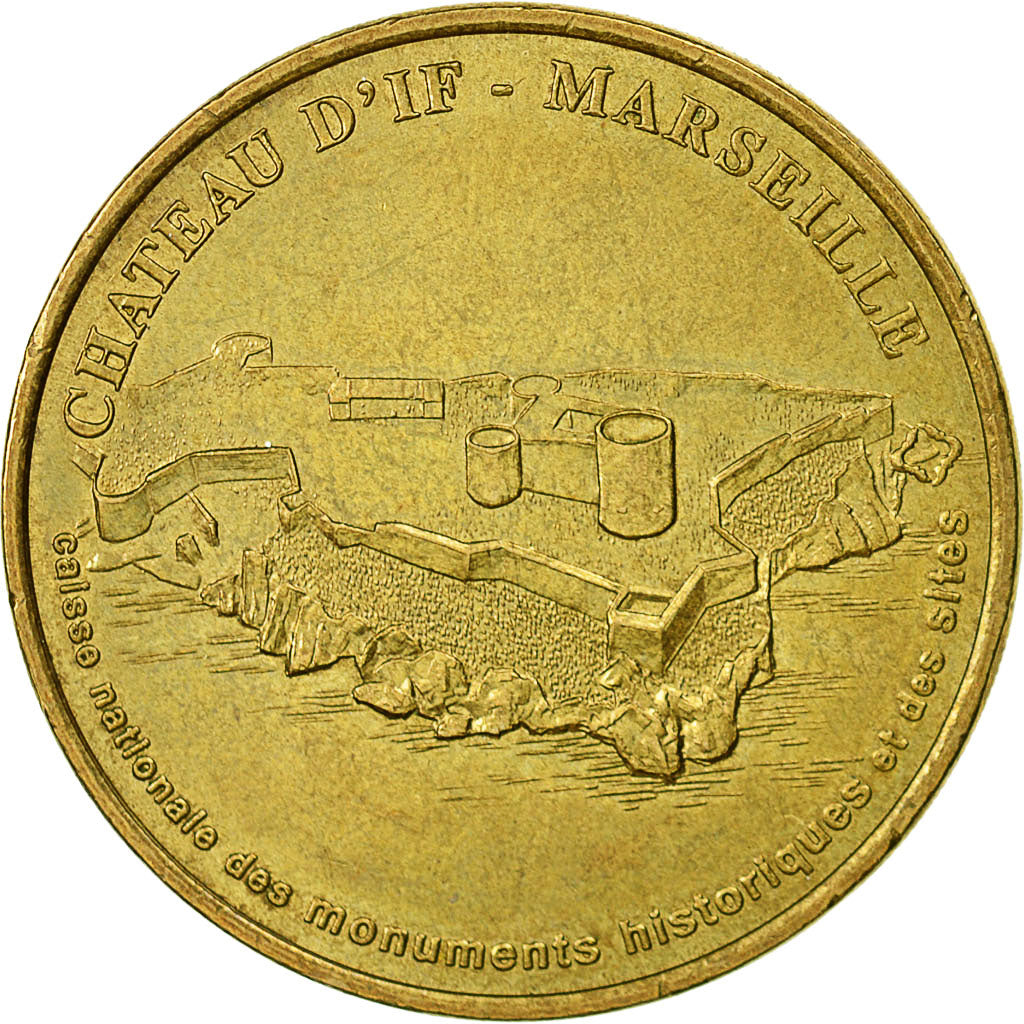 France, Token, Touristic token, Marseille - Château d'If n°1, 2001, MDP