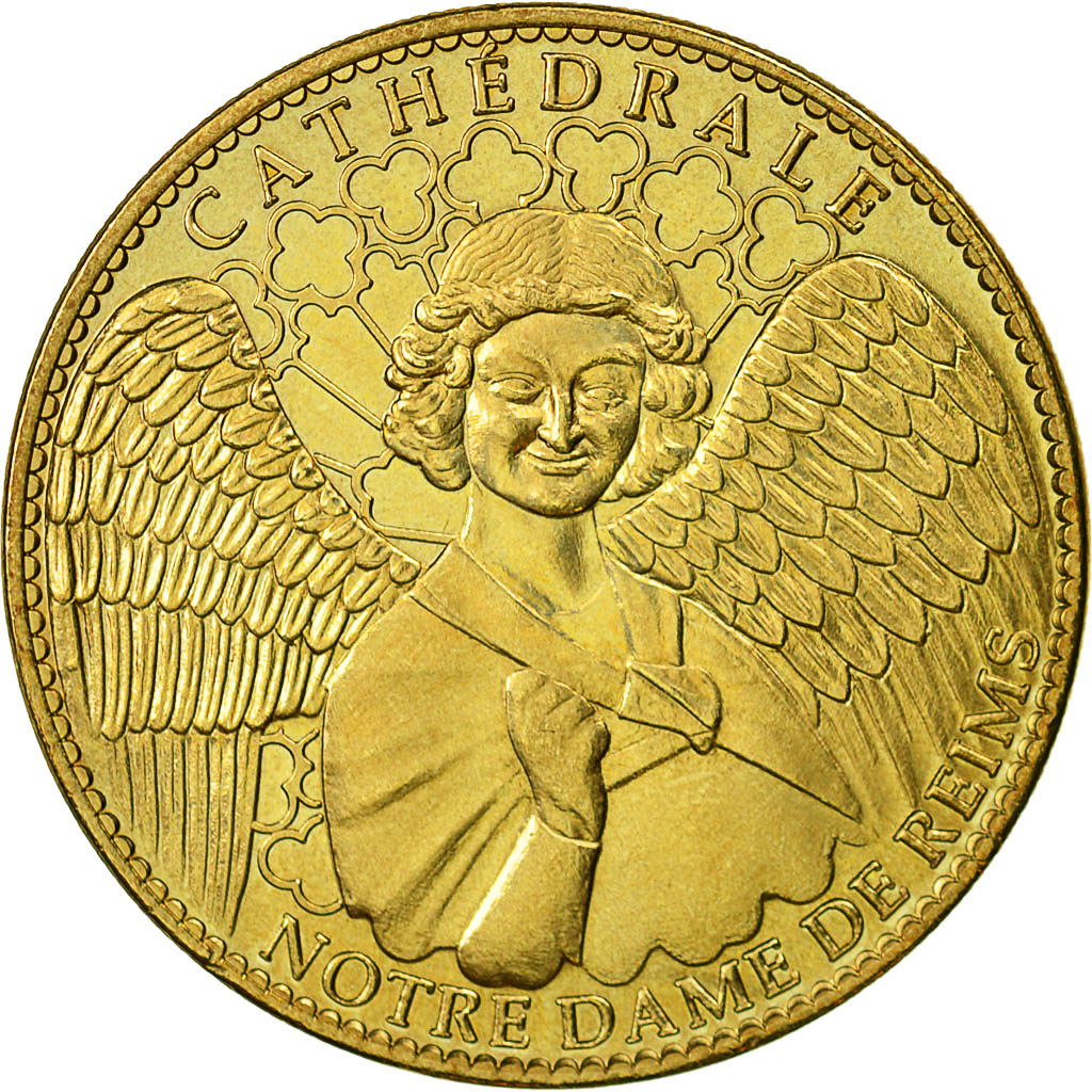 France, Token, Touristic token, Reims - Cathédrale Notre Dame, 2012, Arthus