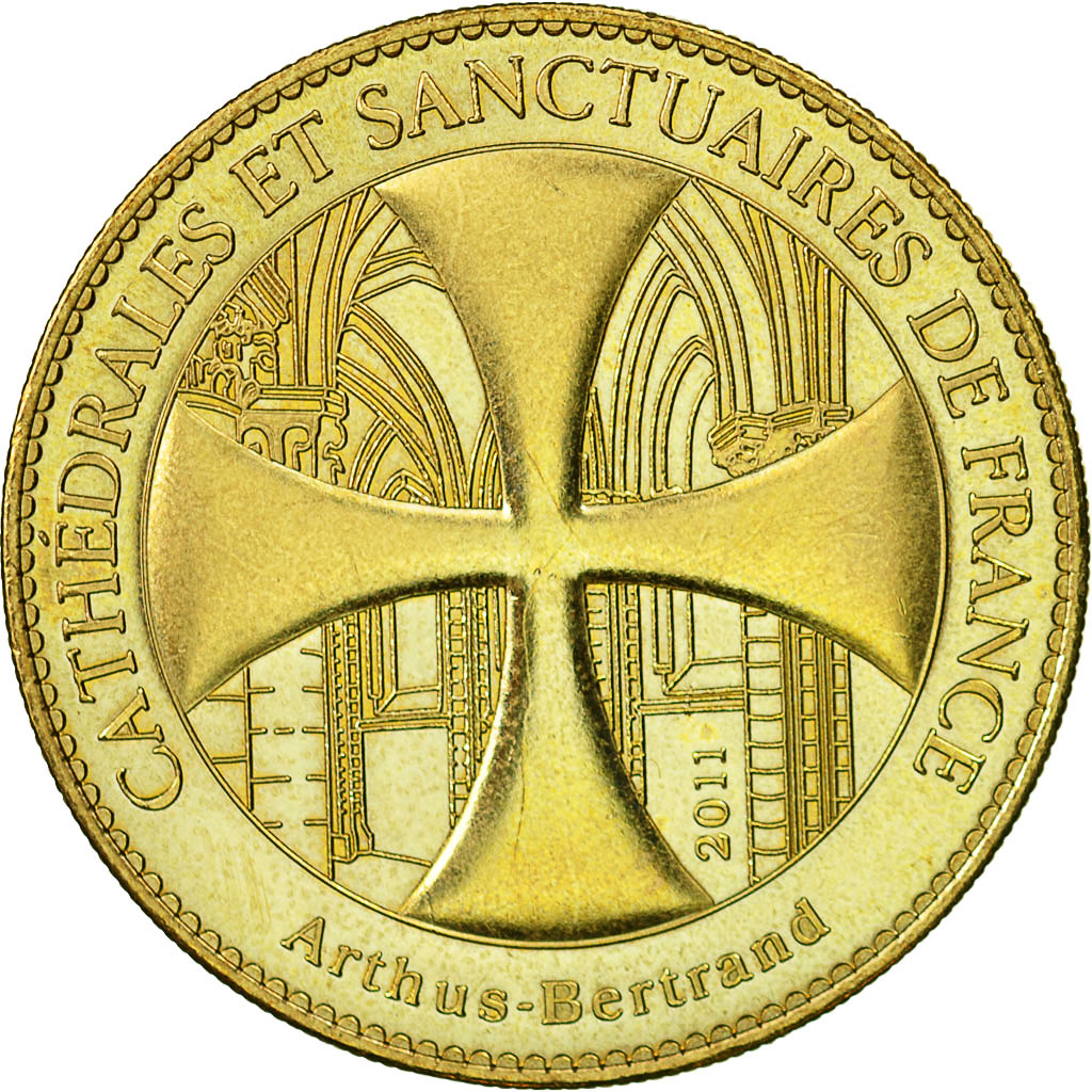 France, Token, Touristic token, Reims - Cathédrale - 8 ème centenaire, 2011