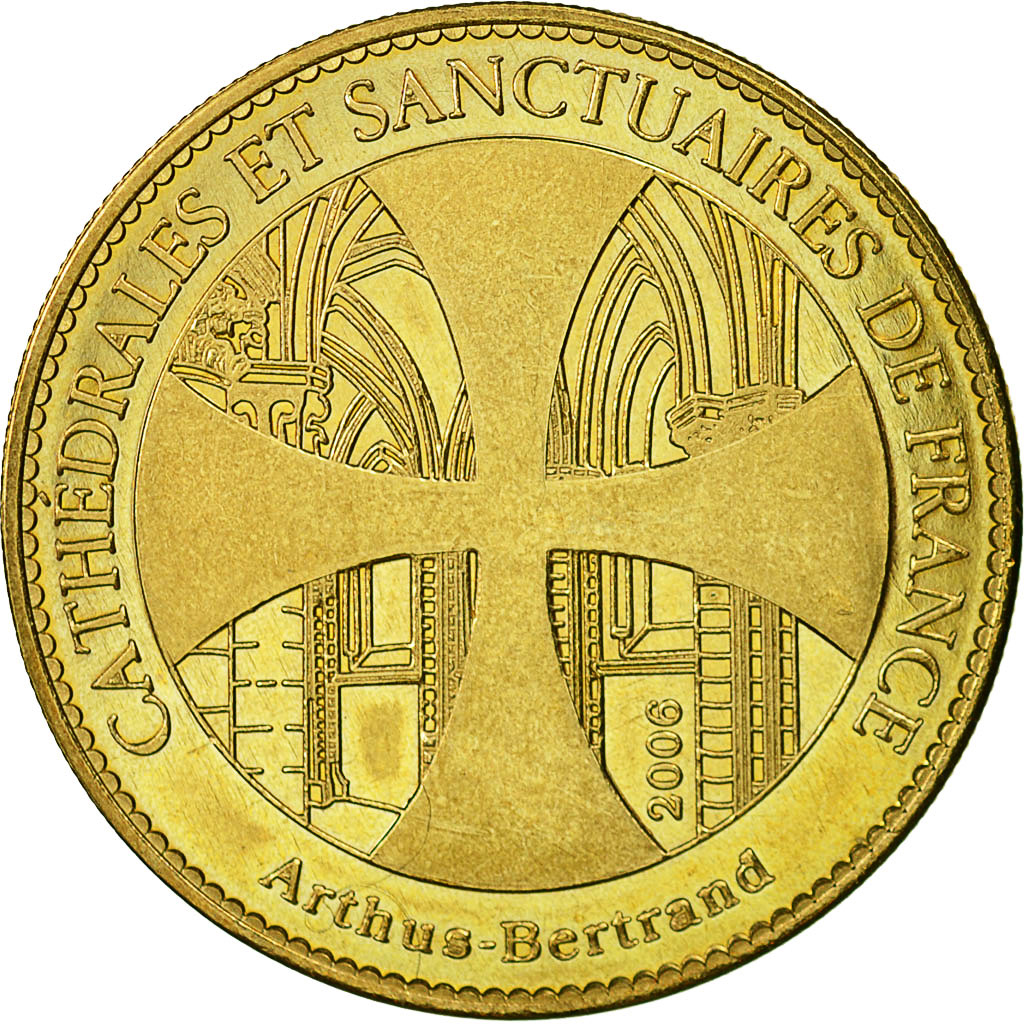 France, Token, Touristic token, L'Epine - Cathédrale, 2006, Arthus Bertrand