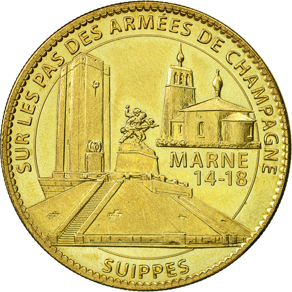 France, Token, Touristic token, Suippes - Armées de Champagne, 2008, Arthus