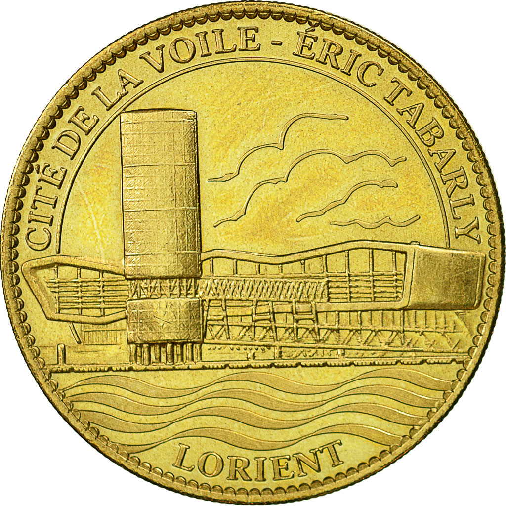 France, Token, Touristic token, Lorient - Cité de la voile, 2008, Arthus