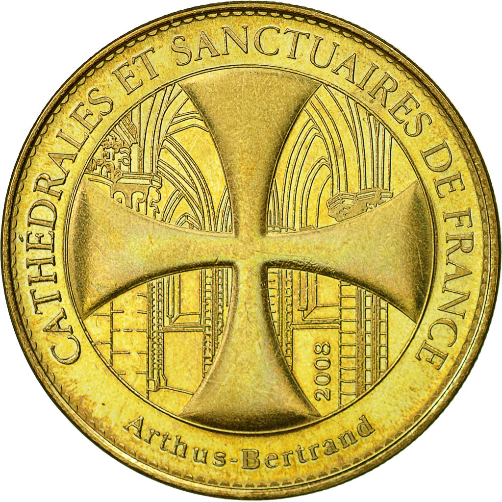 France, Token, Touristic token, Sainte-Anne d'Auray, 2008, Arthus Bertrand