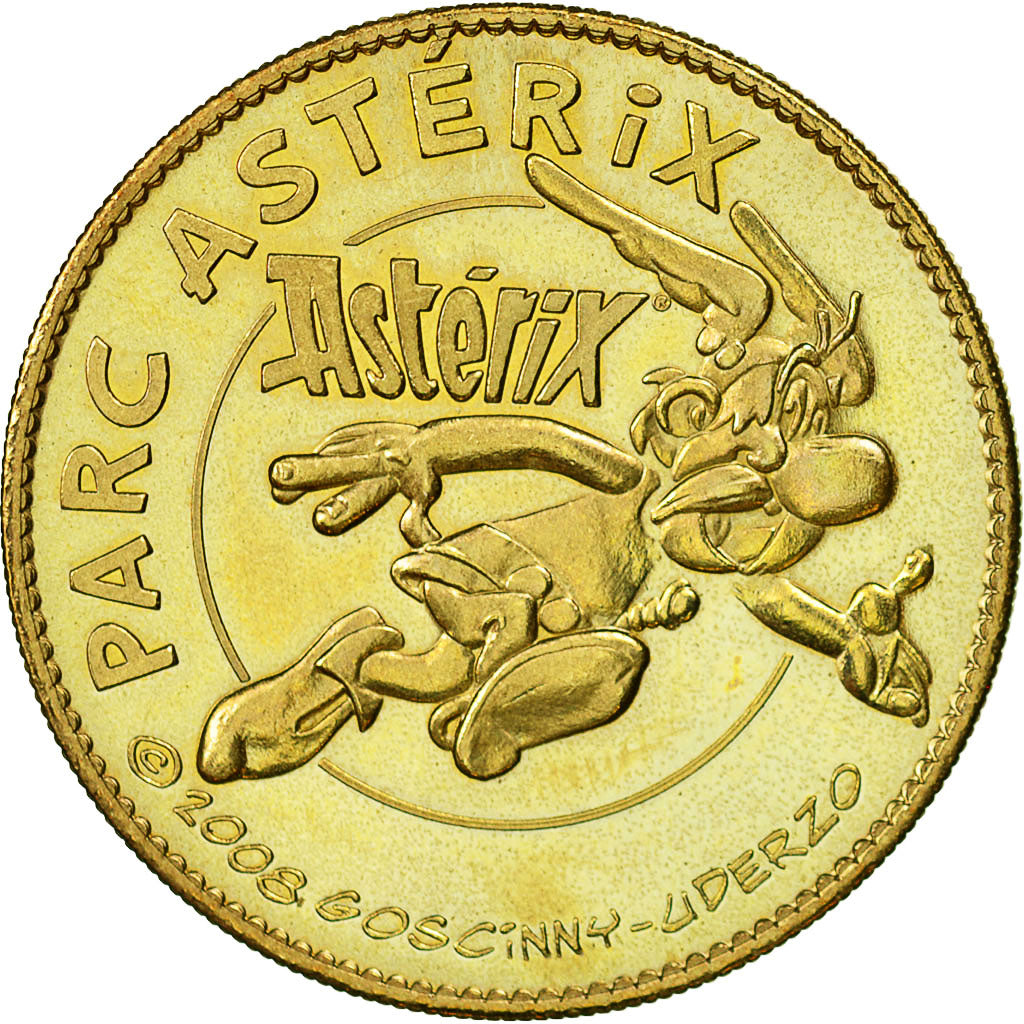 France, Token, Touristic token, Plailly - Parc Astérix n°1, 2010, Arthus