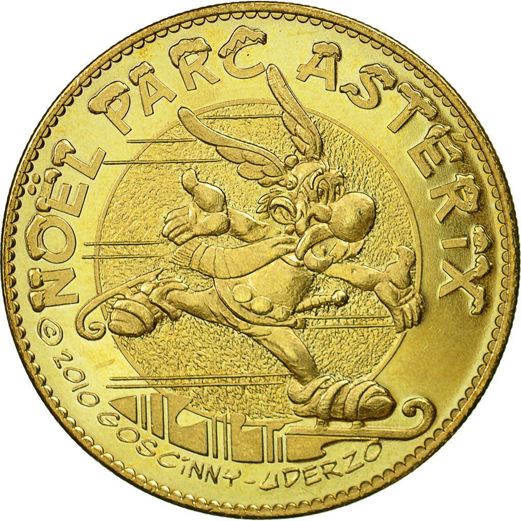 France, Token, Touristic token, Plailly - Parc Astérix, 2010, Arthus Bertrand