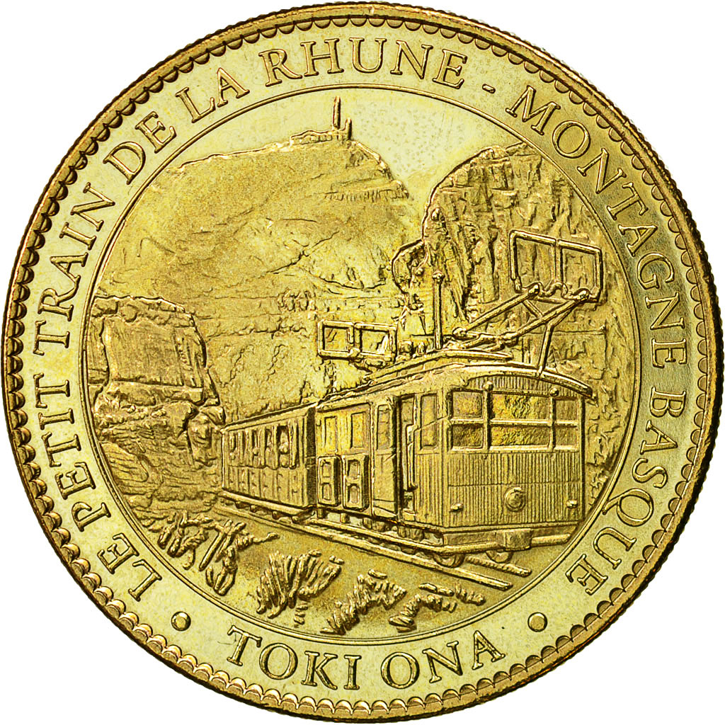 France, Token, Touristic token, Sare - Petit train de la Rhune, 2009, Arthus