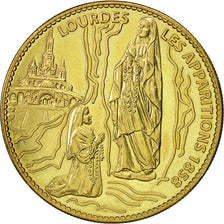 France, Token, Touristic token, Lourdes - Sainte Bernadette, 2007, Arthus