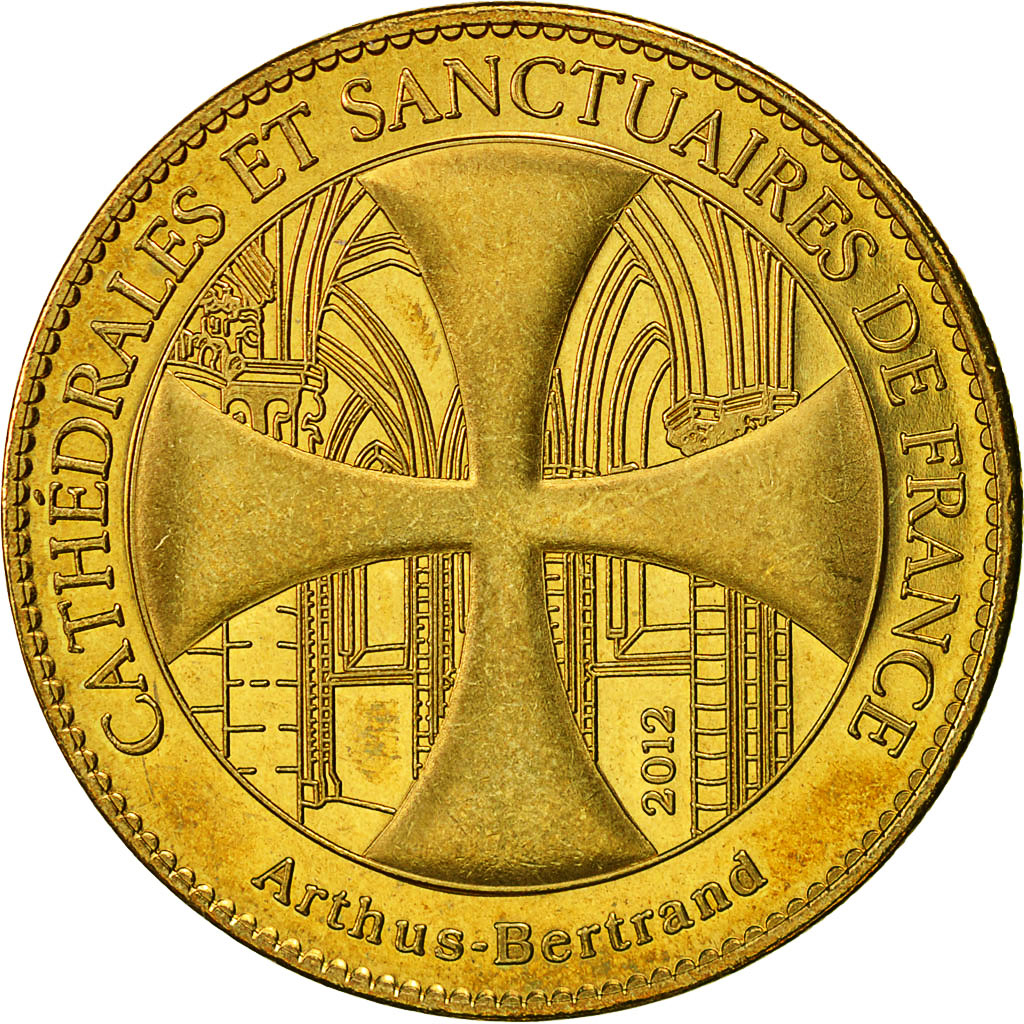 France, Token, Touristic token, Strasbourg - Cathédrale Notre Dame, 2012