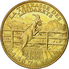 France, Token, Touristic token, Les Lindarets - La Terrasse, 2010, Arthus