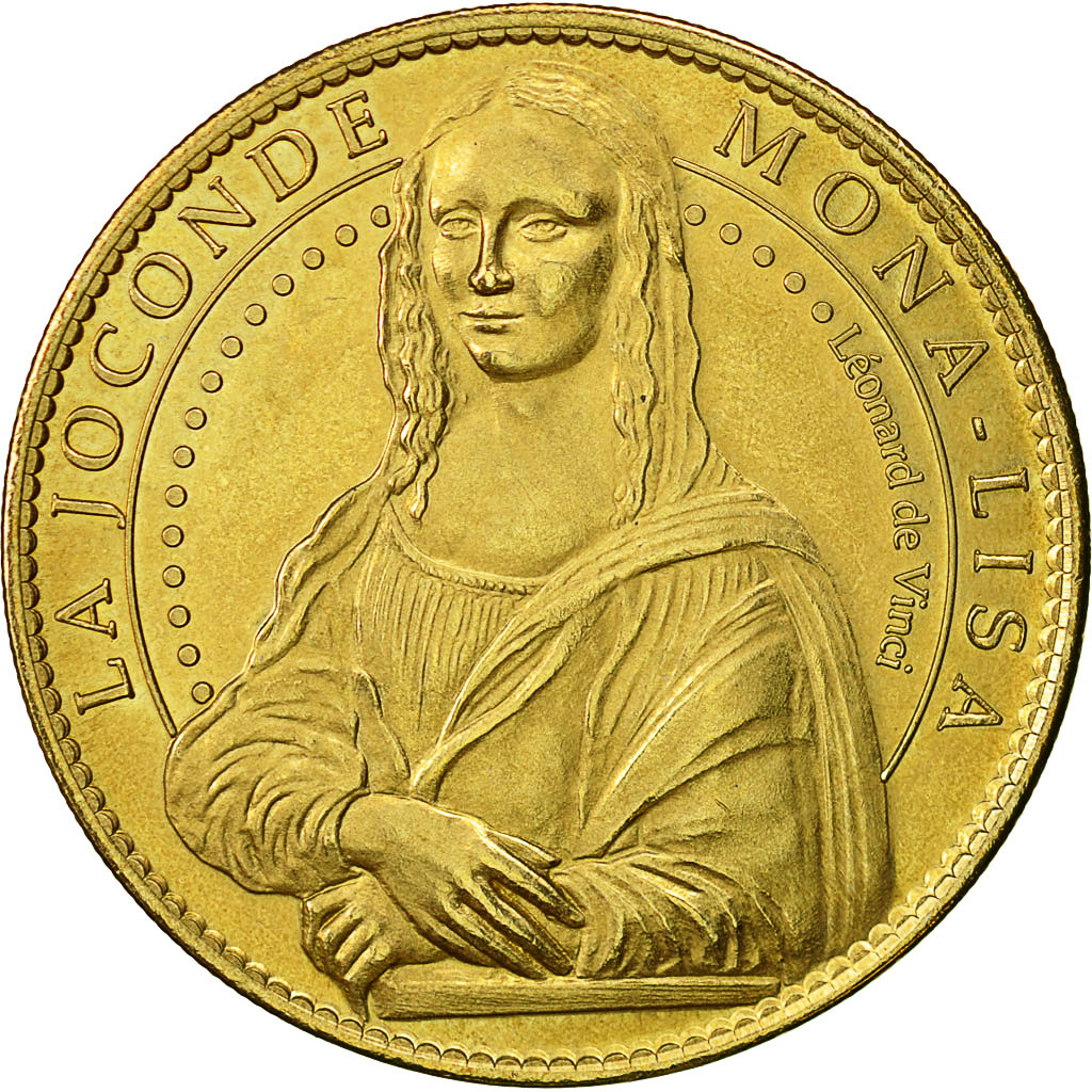 France, Token, Touristic token, Paris - Le Louvre - La Joconde, 2008, Arthus