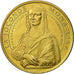 France, Token, Touristic token, Paris - Le Louvre - La Joconde, 2008, Arthus