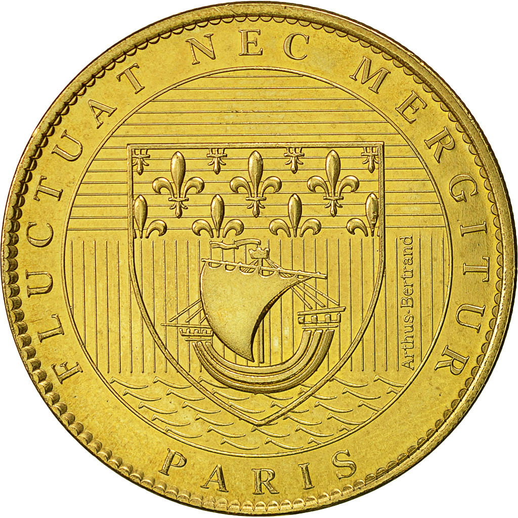 France, Token, Touristic token, Paris - Le Louvre - La Joconde, 2008, Arthus