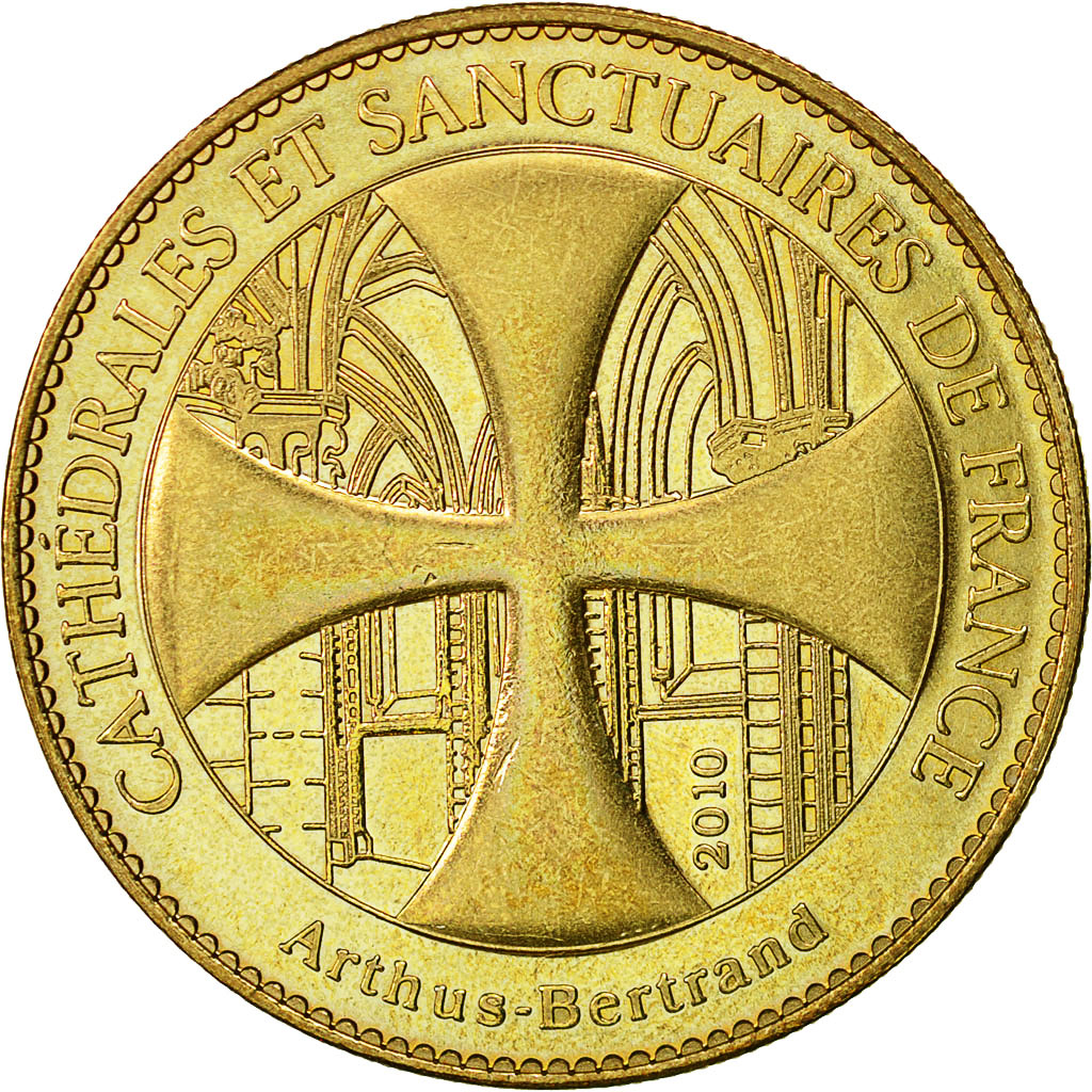 France, Token, Touristic token, Paris - Saint-Germain-des-Près - Eglise, 2010