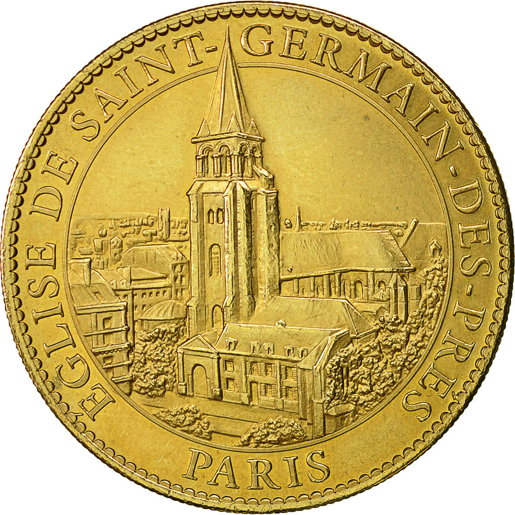 France, Token, Touristic token, Paris - Saint-Germain-des-Près - Eglise, 2011