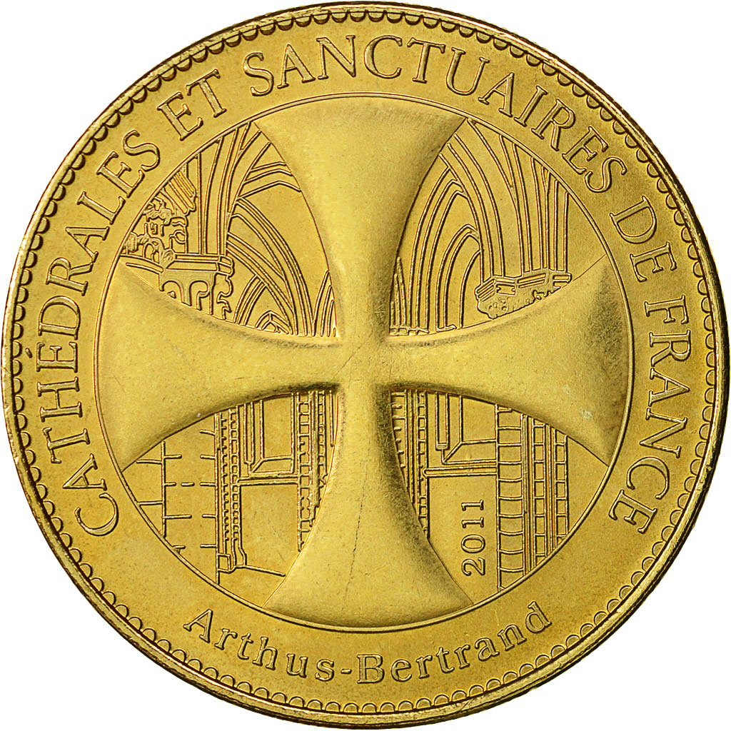 France, Token, Touristic token, Paris - Saint-Germain-des-Près - Eglise, 2011