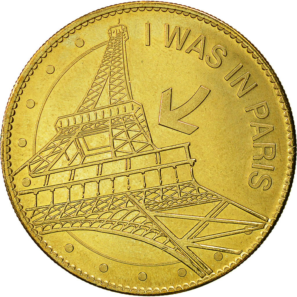 France, Token, Touristic token, Paris - I WAS IN PARIS, 2010, Arthus Bertrand