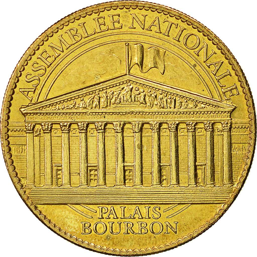 France, Token, Touristic token, Paris - Assemblée Nationale, 2010, Arthus