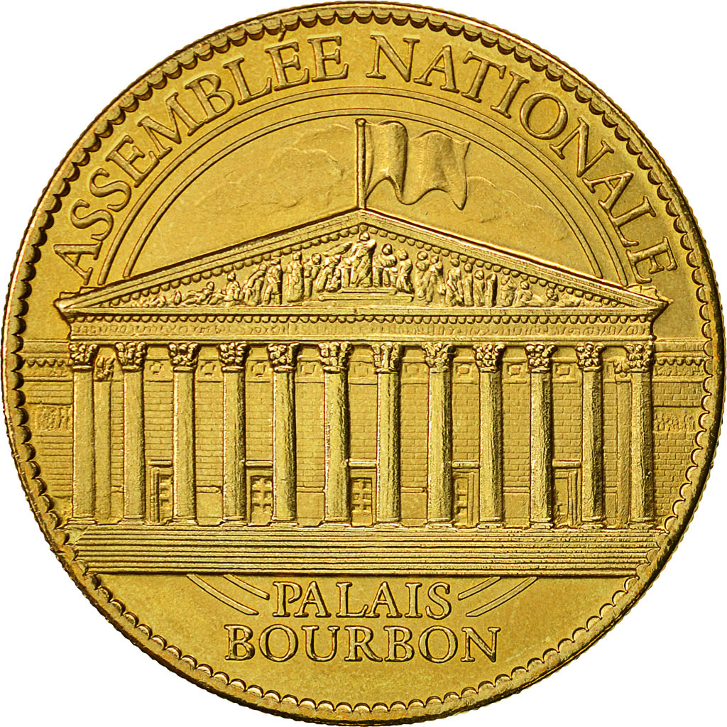 France, Token, Touristic token, Paris - Assemblée Nationale, 2012, Arthus