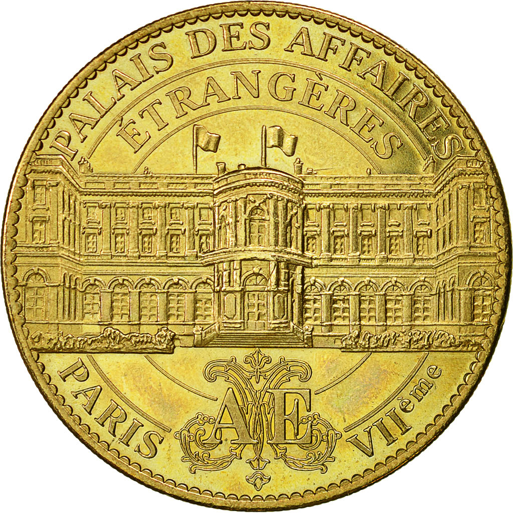 France, Token, Touristic token, Paris - Palais des Affaires Etrangères, 2011