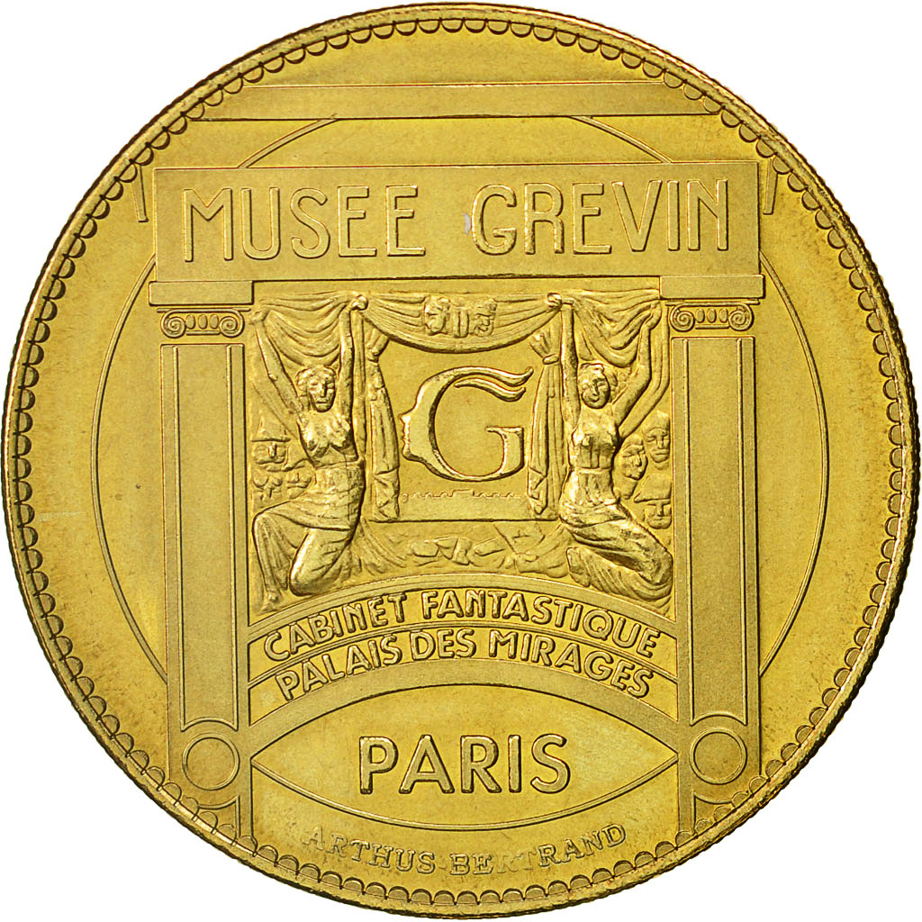 France, Token, Touristic token, Paris - Musée Grévin - Shah Rukh khan, 2011