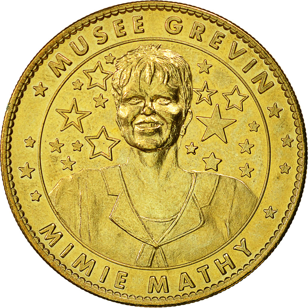 France, Token, Touristic token, Paris - Musée Grévin - Mimie Mathy, 2008