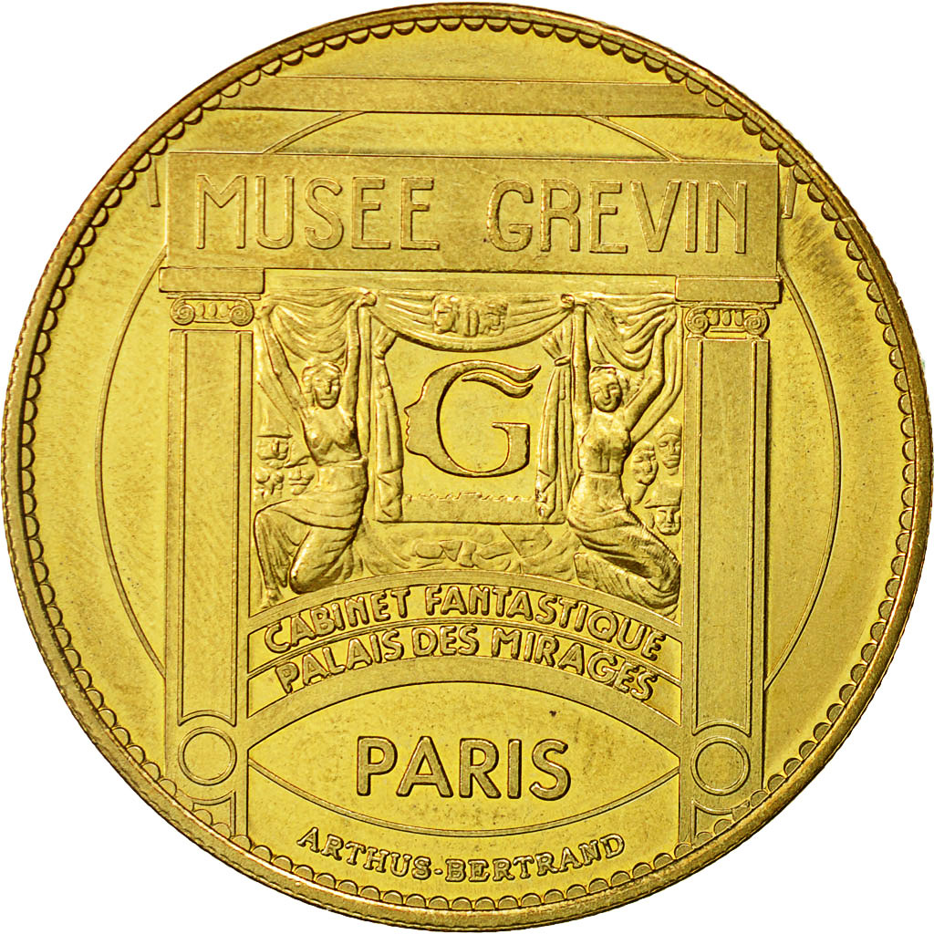 France, Token, Touristic token, Paris - Musée Grévin - Mimie Mathy, 2008