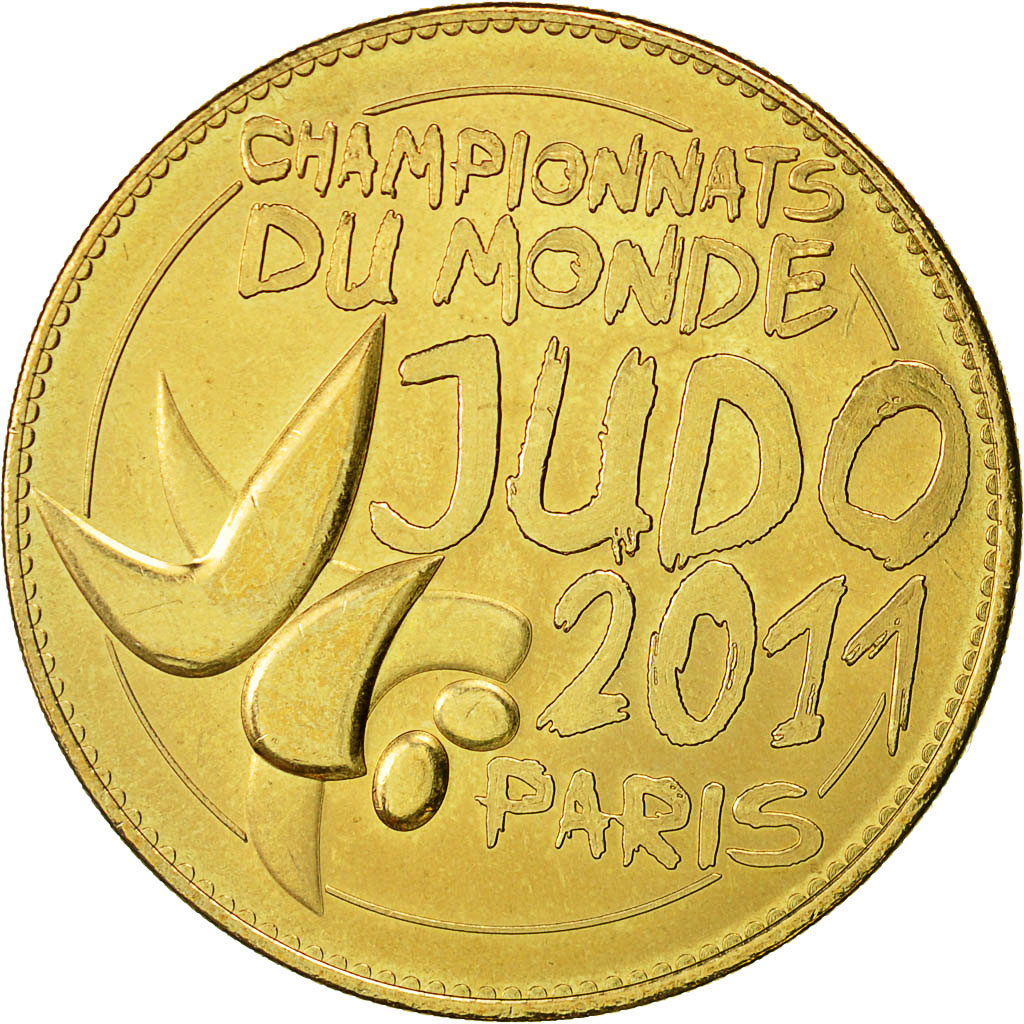 France, Token, Touristic token, Paris - Championnat du Monde de Judo, 2011