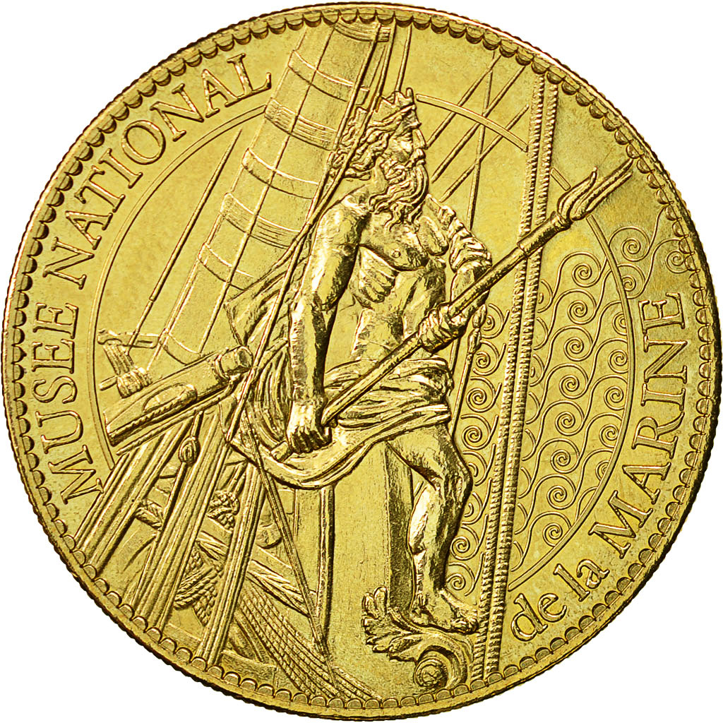 France, Token, Touristic token, Paris - Musée National de la Marine, 2010