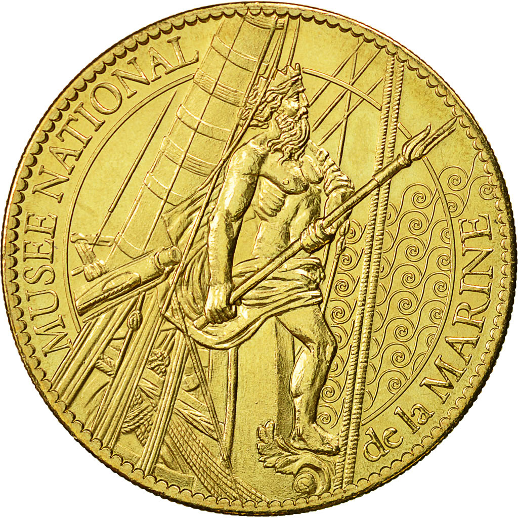 France, Token, Touristic token, Paris - Musée National de la Marine, 2011
