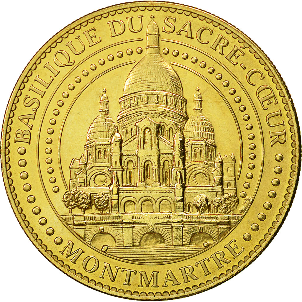 France, Token, Touristic token, Paris - Sacré Coeur, 2011, Arthus Bertrand
