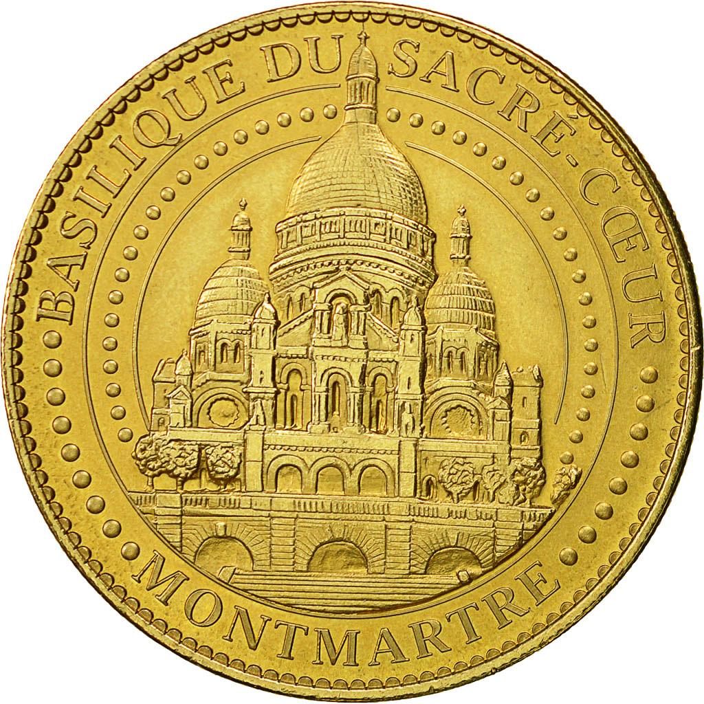 France, Token, Touristic token, Paris - Sacré Coeur, 2012, Arthus Bertrand