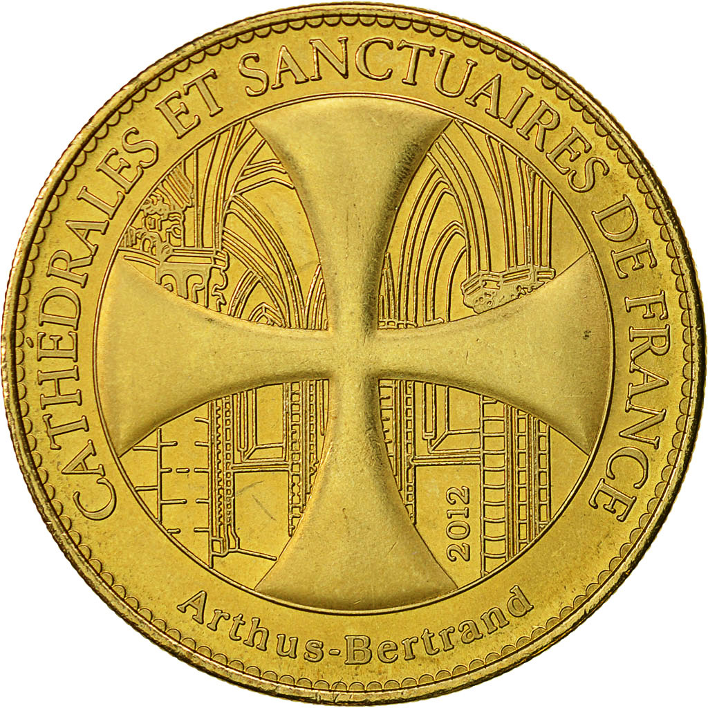 France, Token, Touristic token, Paris - Sacré Coeur, 2012, Arthus Bertrand