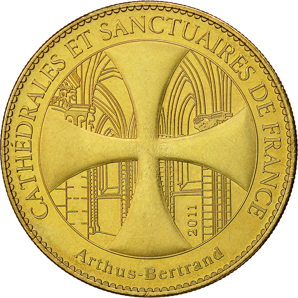 France, Token, Touristic token, Paris - Sacré Coeur - Adoration Continue, 2011