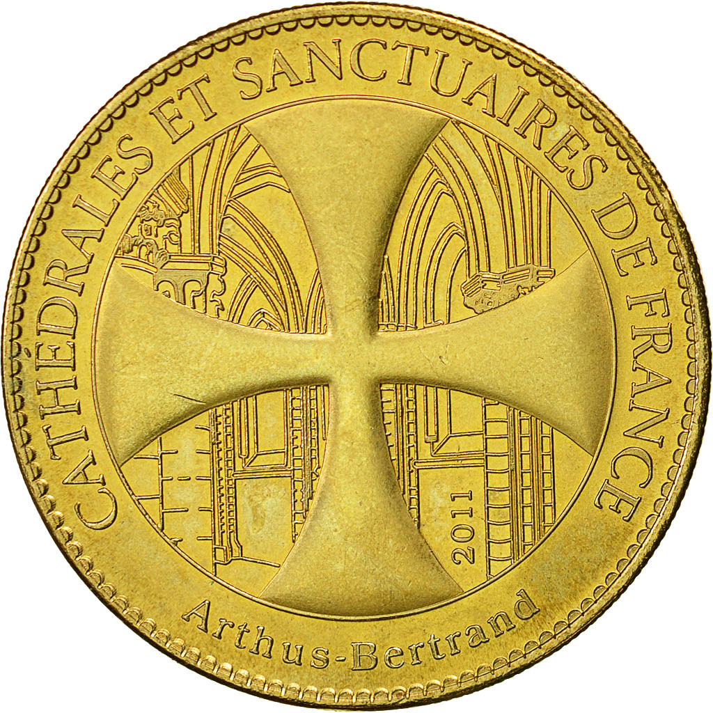 France, Token, Touristic token, Paris - Sacré Coeur - Les Grands Orgues, 2011