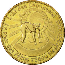 France, Token, Touristic token, Nesles - l'ile des Lémuriens, 2010, Arthus