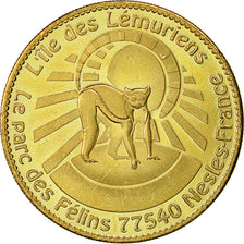 France, Token, Touristic token, Nesles - l'ile des Lémuriens, 2011, Arthus