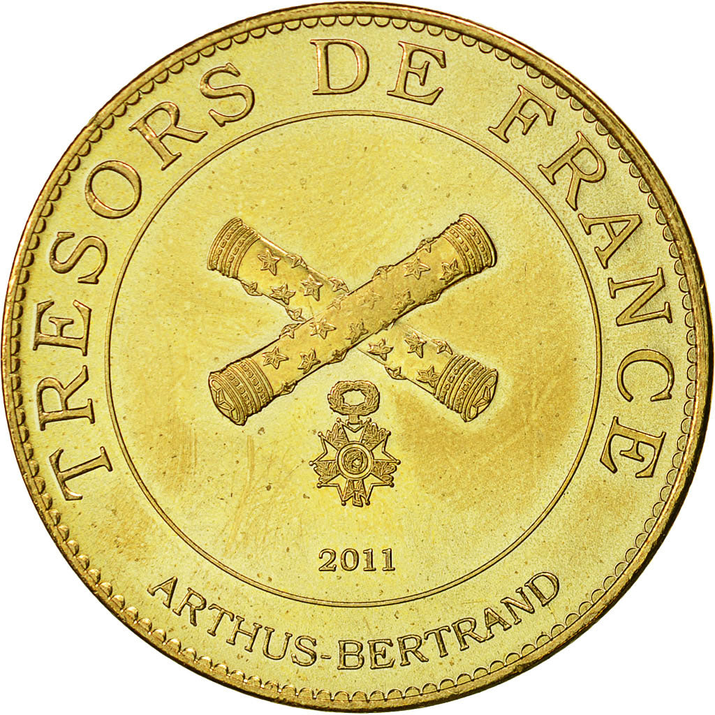 France, Token, Touristic token, Nesles - l'ile des Lémuriens, 2011, Arthus