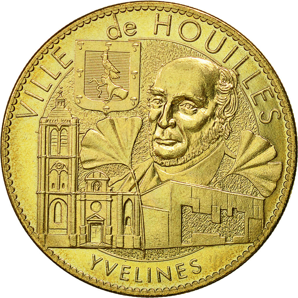 France, Token, Touristic token, Houilles -  schoelcher, 2011, Arthus Bertrand