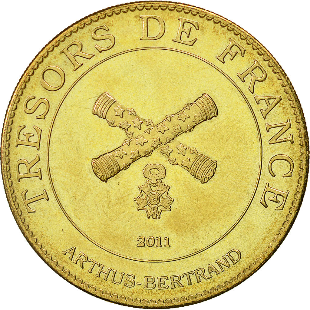 France, Token, Touristic token, Houilles -  schoelcher, 2011, Arthus Bertrand