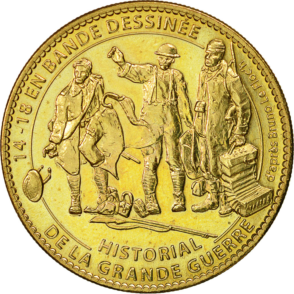 France, Token, Touristic token, Peronne - Historial - 14-18 en BD, 2009, Arthus