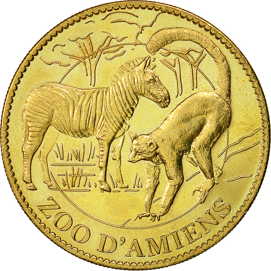 Frankreich, Token, Touristic token, Amiens - Zoo, 2011, Arthus Bertrand, SS
