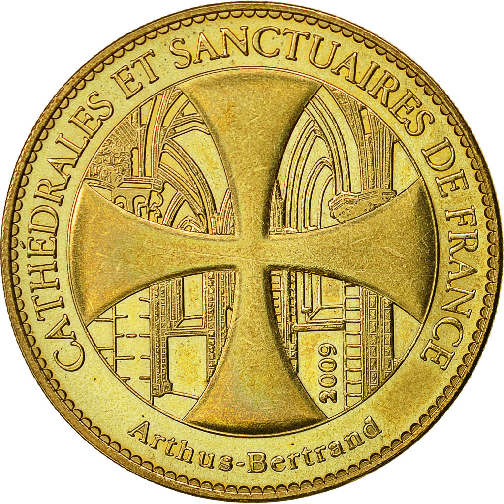 France, Jeton, Jeton Touristique, Toulon -  Cathédrale, 2009, Arthus Bertrand