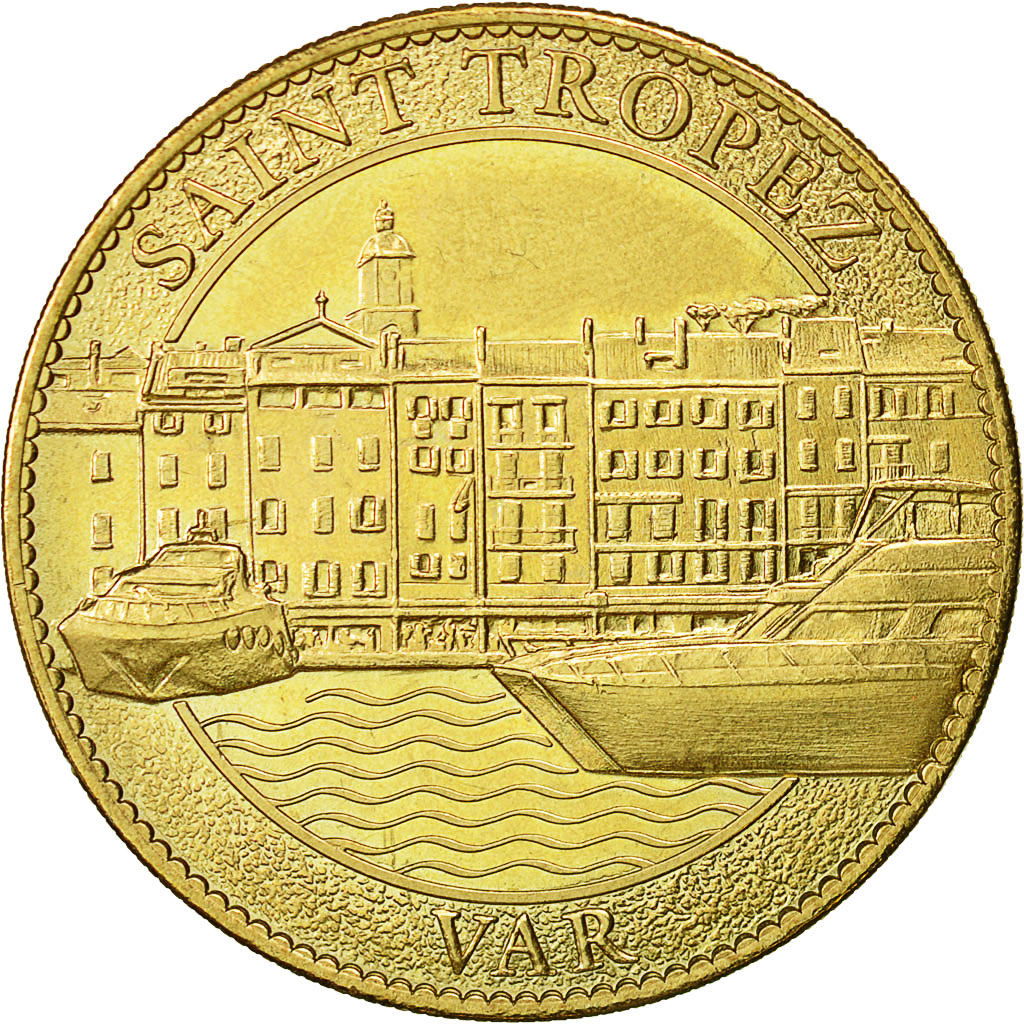 France, Token, Touristic token, Saint-Tropez - Ville, 2011, Arthus Bertrand